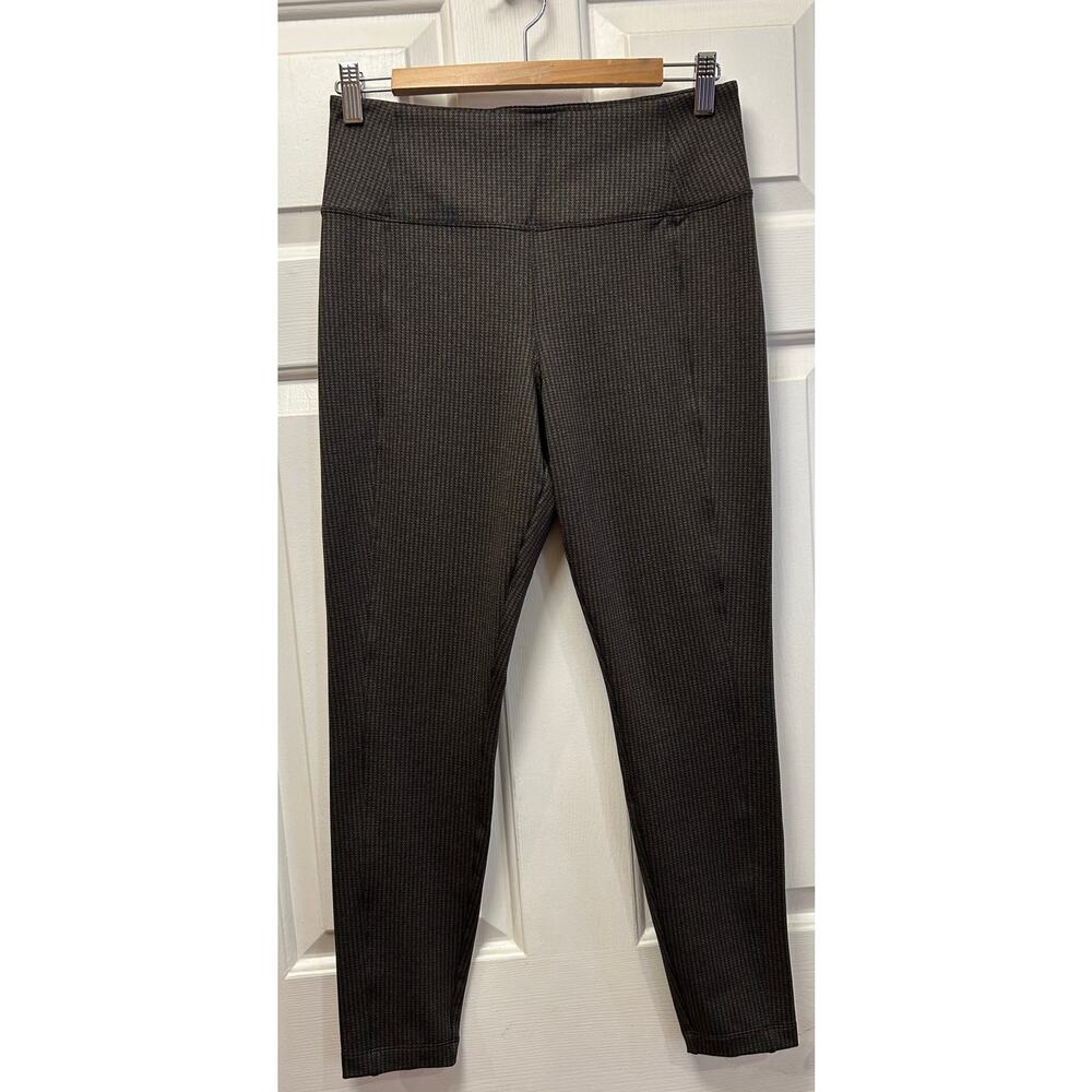 Athleta Delancey Houndstooth Tight Leggings Black/Brown High-Rise, Size M